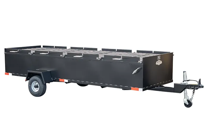 Meadow Creek BBQ144 Commercial Chicken Cooker Trailer (4 pit) - Image 2
