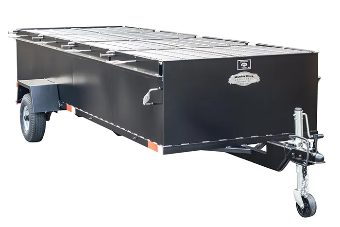 Meadow Creek BBQ144 Commercial Chicken Cooker Trailer (4 pit) - Image 12