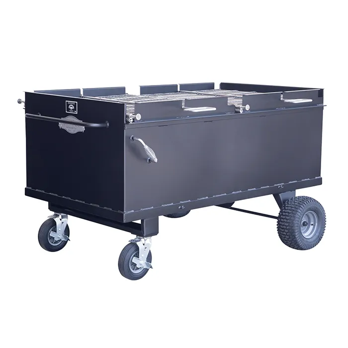 Meadow Creek BBQ64P 2-Pit Chicken Cooker