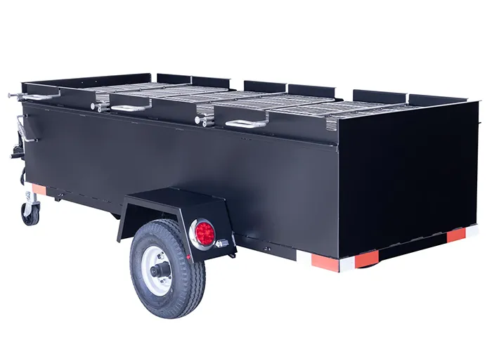 Meadow Creek BBQ96 Chicken Cooker Trailer (3 pit) - Image 3