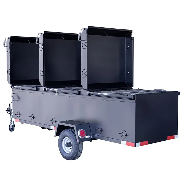 Meadow Creek BBQ96 Chicken Cooker Trailer (3 pit) - Image 8