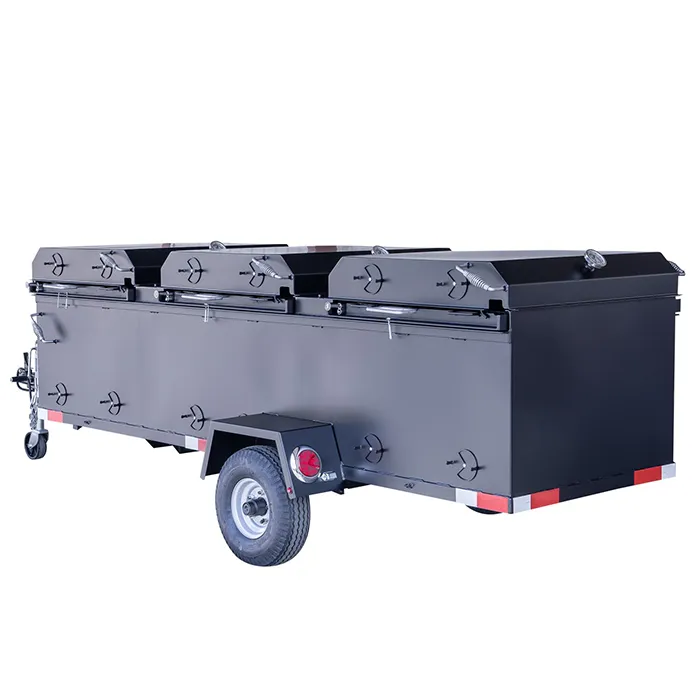 Meadow Creek BBQ96 Chicken Cooker Trailer (3 pit) - Image 9