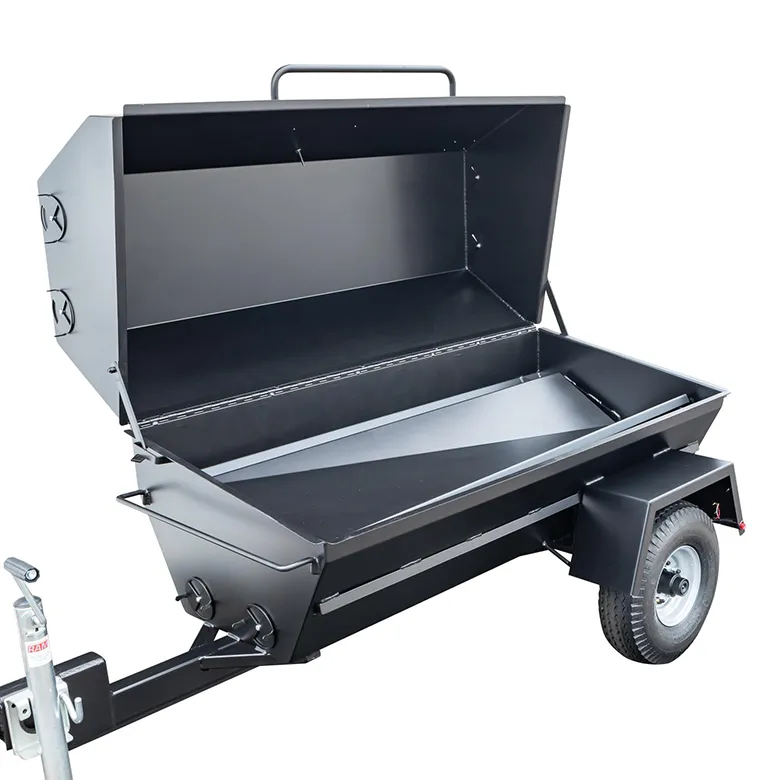 Meadow Creek PR60T 60″ Charcoal Pig Roaster Trailer - Image 7