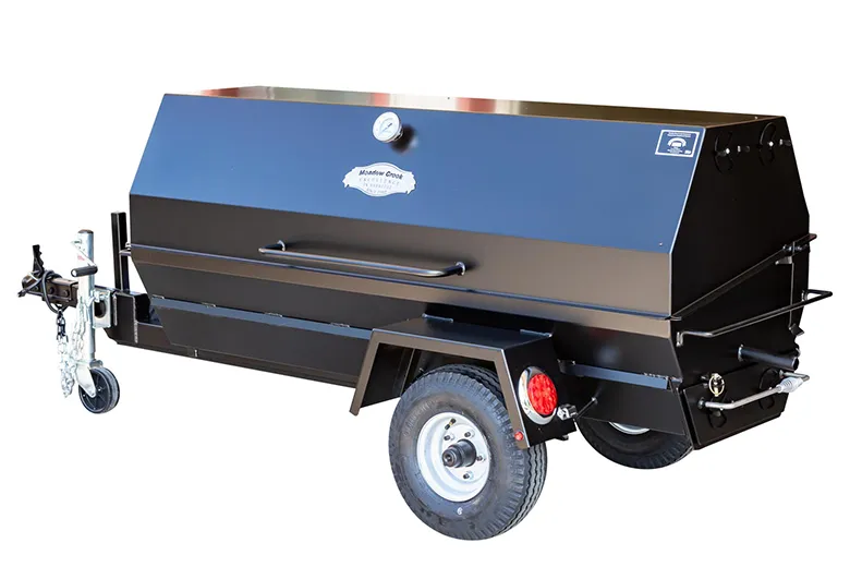 Meadow Creek PR72T 72″ Charcoal Pig Roaster Trailer - Image 13