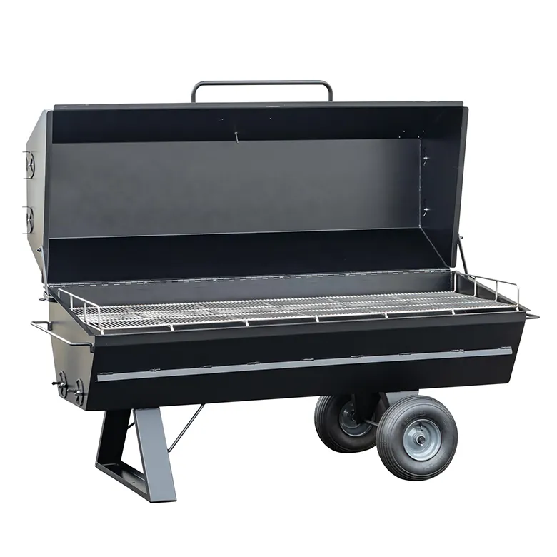 Meadow Creek PR72 72″ Charcoal Pig Roaster - Image 2