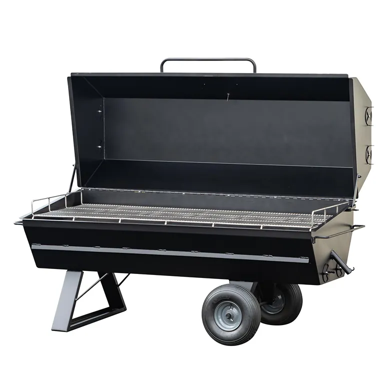 Meadow Creek PR72 72″ Charcoal Pig Roaster - Image 3